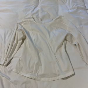 White long sleeve blouse